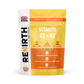 Vitamin D3 (4000 IU) & K2 (100 mcg)